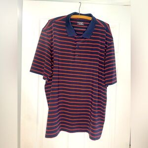 UNTUCKit Cronos Double
Stripe Mens XX-Large Golf Stretch polo shirt